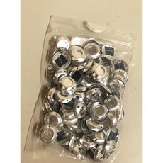 華誠 台製鏡片套 真鏡片 工藝材料 五色 每包一百片裝, 銀色100片, 1個