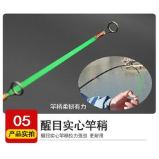 迷你冰釣竿 超輕超硬 大導環 便攜小筏釣竿 冬釣竿, 竿稍,適配50CM的竿稍