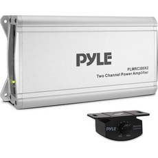 Pyle 2채널 컴팩트 클래스 D 내후성 앰프 시스템 IPX4 방수 소프트 턴온/오프 과부하 보호 1000W 출력 자동차 ATV UTV 오토바이 지프 해양 용도에 적합