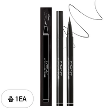 맥퀸뉴욕 워터프루프 펜 아이라이너 0.6g, 딥 블랙, 1개