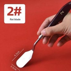 미니스패츌러 스페츌러 세트 일체형 블레이저 5개 스패출러 공구 주걱, C. 2호 스크래퍼