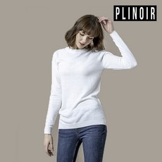 여성 베이직 라운드넥 소프트 니트