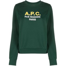 A.P.C. 마담 로고 프린트 스웨트셔츠