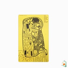 OS 데코샌드아트 명화도안 색모래 별매 중 키스 그림따라그리기 명화그리기세트
