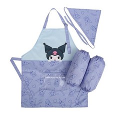 [아우트_63]앞치마 아동앞치마 토시 미술시간 요리 3종세트