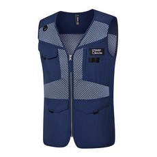 콜핑 2271VK142M 기능성 메쉬 속건성 경량 작업복 남성 봄 여름 등산조끼