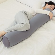 꿀밤 바디필로우 일자형, 그레이