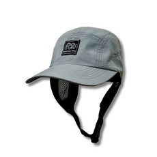 MOUNTSEA CREW潛水衝浪防曬帽 快乾透氣可調節 水上活動防曬必備 具防風耳帽帶 潛水帽 衝浪帽 海邊防曬帽, 淺灰