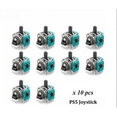 PS5/PS4/Switch Pro/Xbox One 컨트롤러 용 데이터 개구리 교체 3D 아날로그 조이스틱 썸 스틱 수리 부품 액세서리, set 3, 1개