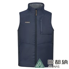 ATUNAS歐都納 男款MORE MORE HOT石墨烯纖維保暖背心(A1VE2207M黑) 輕盈舒適 戶外保暖