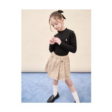 빈폴 키즈 여아 클래식 골지 티셔츠 블랙 BI5941G015