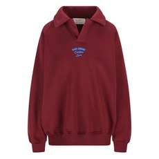 지아다베닌카사 폴로 넥 자수 스웨트셔츠