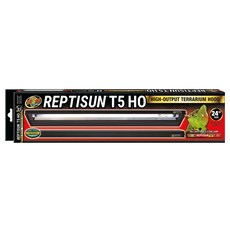 T5高輸出燈罩(24W55CM) LF-71 爬蟲燈具 烏龜曬背燈 蜥蜴保溫燈, Black, 1個