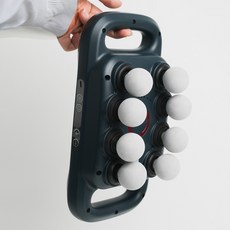 와야 초강력 30단계 문어발 마사지기 근막 12mm 속근육 마사지건, 다크그린, 8헤드