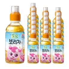 웅진 캐치 티니핑 유기농 보리차 유아음료, 200ml, 20개