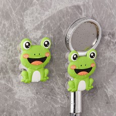 오월 동물 샤워기 거치대 무타공 흡착식 욕실 샤워 헤드 홀더 고정 걸이 뽁뽁이 문어발, 2. 판다