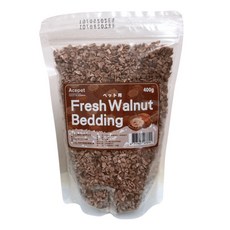 核桃砂 添加EM菌 天然核桃粉碎製成 滿足挖掘天性 乾爽墊料 爬蟲墊料 墊料 金絲熊 波利鼠 核桃沙, 1個, 400g