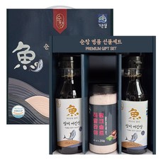 순창 명품 3종 선물세트 / 참지어간장 250ml 2ea+히말라야핑크솔트 250g 1ea/단체 답례품 명절 추석선물/ 우체국소포발송, 1개