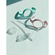 [에브리데이베이비] 젖꼭지 / 빨대세트 / 손잡이, ④ 스크류&캡, 그레이, 1개