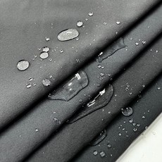 바지천 원단 기능성소재 바스락 우븐 천 스판천 4종, 블랙, 1개