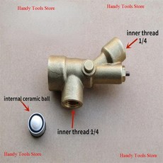 압력 세척기 스프레이 건 밸브 물총 구리 자동차 코어 부품, 4. K, 1cm