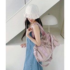 마스마룰즈 [파우치세트] glossy shoulder duffel bag_Lilac pink 389939, 기본