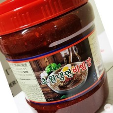 초원식품 냉면 비빔장 2kg 냉동 비빔냉면 냉면소스 냉면양념장 비빔냉면장 냉면다데기, 1