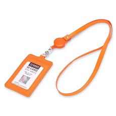 金貝證件卡套 ID卡套 92x54mm, 亮橘色, 1個