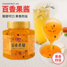 臺灣新品 烏梅子醬果茶 無添加 沖泡水 桂花烏梅膏 果醬 塗抹麵包 衝飲 山楂酸梅, 1個, 百香果果醬*2罐