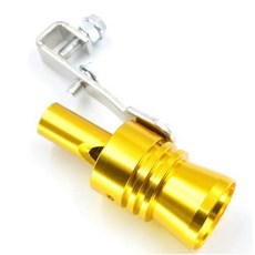 자동차 터보 사운드 휘슬 배기 테일 파이프 블로우 오프 밸브 Bov 알루미늄 범용 액세서리 크기 XL, 3)Gold