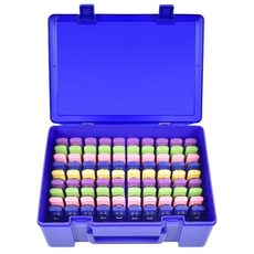 FULLCASE 플래시 드라이브 케이스 USB 메모리 스틱 SD 카드 보관 정리함 - 샌디스스크/삼성/내륙/PNY/Netac용 104피스 썸 드라이브 전자 액세서리 홀더 보관, Blue