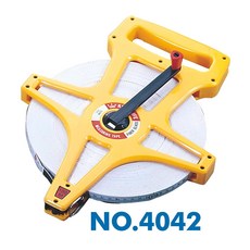 100公尺纖維測量捲尺，開放式設計，耐磨耐用，工地工程測量工具, 1個