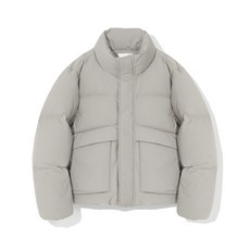 매장정품 코드그라피 CGP [DIVO] RDS 유틸리티 덕다운 푸파 숏패딩_웜그레이 CBCWUIH001WG 689641