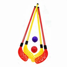 어린이 하키스틱 세트 플로어볼스틱 아이스하키스틱 미니하키 골대 공 미니에어하키 하키세트, I. 믹스스틱4+공2