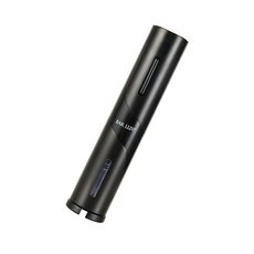 Restaurantware -Bar Lux 전동 와인 오프너 무선 코르크 스크류 오프너 1개 - 배터리 작동 호일 커터 포함 블랙 플라스틱 자동 병 코르크 리무버 와인