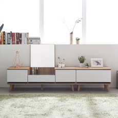 HDO3L 투서랍 좌식화장대+수납장 서랍장 세트, 메이플화이트