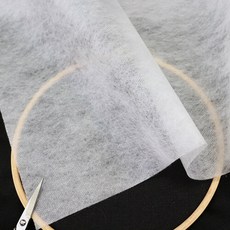 자수용 수용성심지 자수심지 40cm 물에 녹아요 프랑스자수 도안, 1개, 심지 40cm