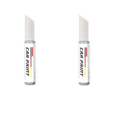 현대자동차용 붓펜 카페인트 W6H 세레니티화이트(펄) + 투명마감제 2개1세트 차량용 셀프 도색 터치업 커버, 1개