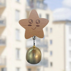 모드니쓰 현관 현관문 풍경종, 별