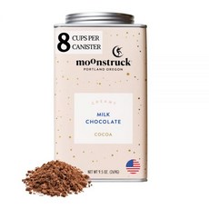 문스트랙 초콜릿 크리미 밀크 핫 코코아 믹스 9.5온스(1팩), Milk Chocolate, 355ml