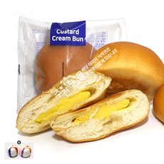 카스타드 크림빵(100g) x 5봉+자색옥춘사탕 20g 세트, 5개, 100g