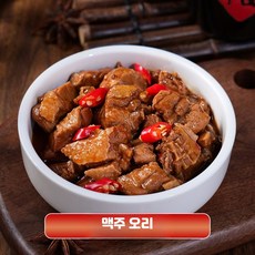 고른 양념 돼지갈비 구이 멍석말이 750g 3개, 맥주 오리 200g