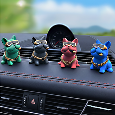 윅스라이더 선물용 강아지 악세사리 인테리어 피규어 4종세트, 1개, 혼합색상