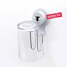 [스파이더락] 원터치 컴팩트 양치컵걸이, 1개