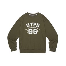 UNTAPPED STUDIO UTPD 96 아치 소프트 테리 맨투맨 티셔츠 카키 275908