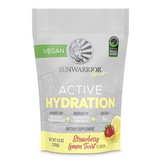 Sunwarrior Sport Active維他命C電解質補水保健粉 草莓檸檬味, 1個, 210g
