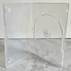대영팬더 [공케이스] 최고급 국내산 DVD 케이스 1P 투명케이스 싱글 1개 (표지삽입비닐 )