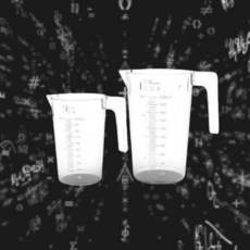학교 과학 실험용 고급형 플라스틱 투명 핸들 비이커 PMP 1000ml 과학원리, 1개, 상세페이지참조