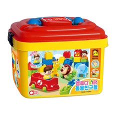옥스포드 베베 멜로디 동물친구들 EQ IQ 창의력 멜로디 장난감 블럭 BB1501, 1개, 멜로디 동물친구들 BB1501