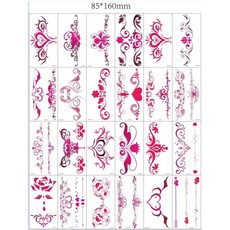 大邱紋身 情趣紋身貼紙 污字 24張SM紋身貼【T22D】肉便器用品 色情淫紋紋身貼 刺青貼紙 刺青貼, 1個